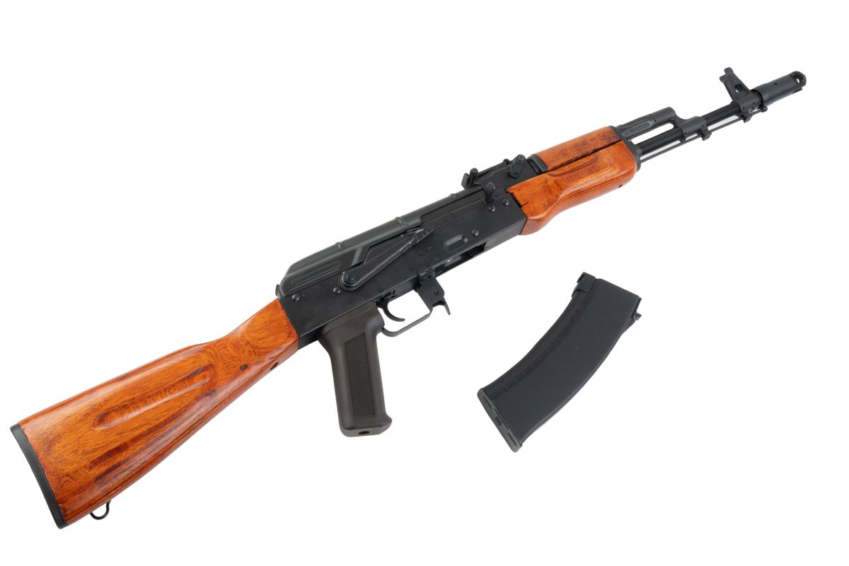 CYMA プラチナ AK74 木製家具 エアソフト AEG ライフル (CM056)-AIRSOFT GOGO エアガン・サバゲー用品通販