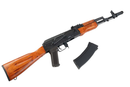 CYMA プラチナ AK74 木製家具 エアソフト AEG ライフル (CM056)-AIRSOFT GOGO エアガン・サバゲー用品通販