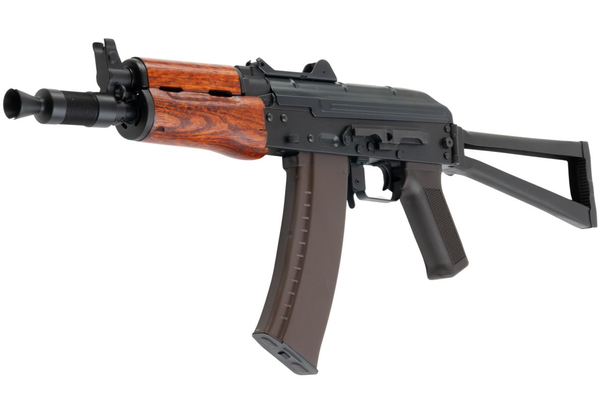 CYMA プラチナ AKS74U 木製家具 エアソフト AEG ライフル (CM055)-AIRSOFT GOGO エアガン・サバゲー用品通販