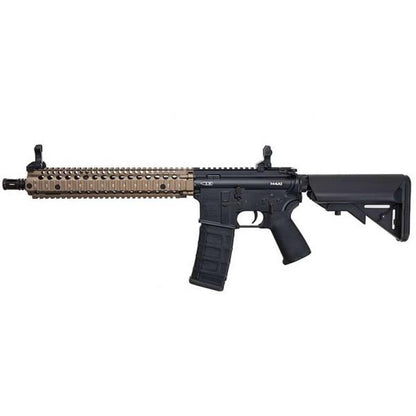 CYMA プラチナ ダニエル ディフェンス M4A1 カービン 12 インチ エアソフト AEG ライフル - ブラック/FDE (CM105)-AIRSOFT GOGO エアガン・サバゲー用品通販