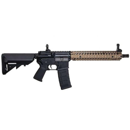 CYMA プラチナ ダニエル ディフェンス M4A1 カービン 12 インチ エアソフト AEG ライフル - ブラック/FDE (CM105)-AIRSOFT GOGO エアガン・サバゲー用品通販