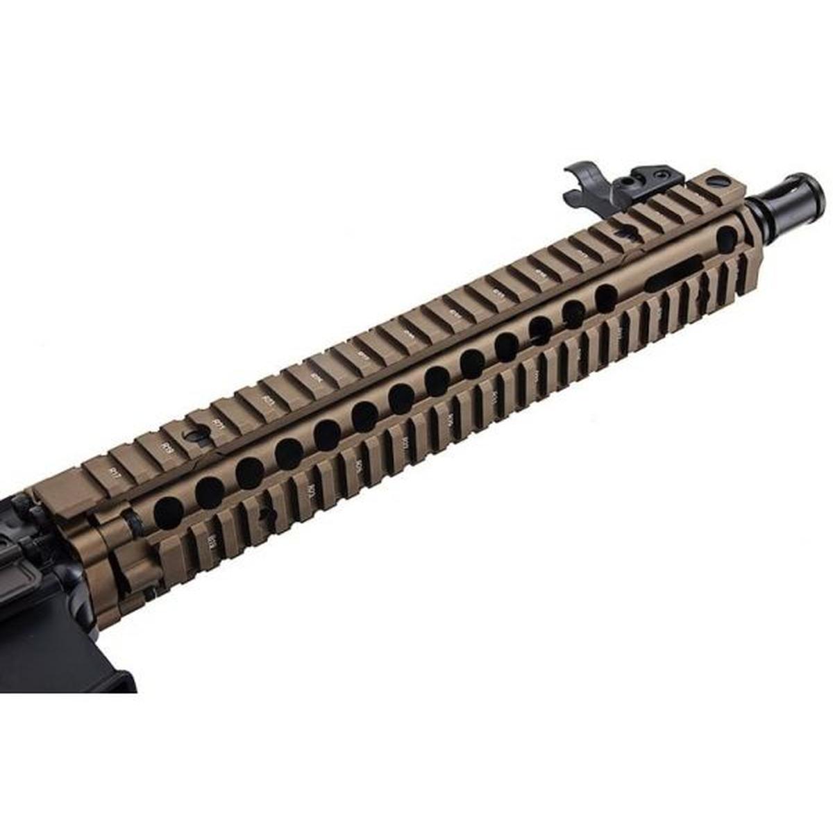 CYMA プラチナ ダニエル ディフェンス M4A1 カービン 12 インチ エアソフト AEG ライフル - ブラック/FDE (CM105)-AIRSOFT GOGO エアガン・サバゲー用品通販