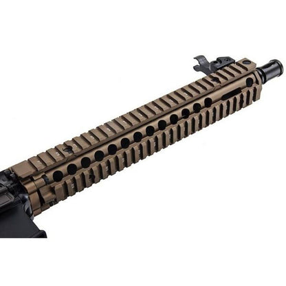 CYMA プラチナ ダニエル ディフェンス M4A1 カービン 12 インチ エアソフト AEG ライフル - ブラック/FDE (CM105)-AIRSOFT GOGO エアガン・サバゲー用品通販