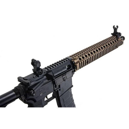 CYMA プラチナ ダニエル ディフェンス M4A1 カービン 12 インチ エアソフト AEG ライフル - ブラック/FDE (CM105)-AIRSOFT GOGO エアガン・サバゲー用品通販