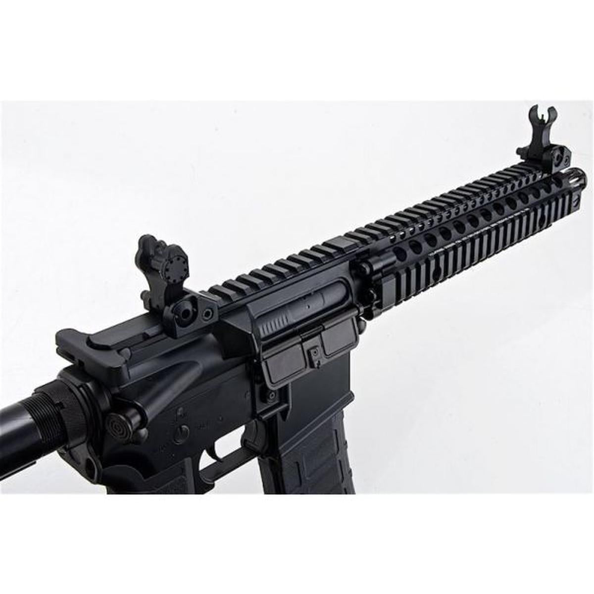 CYMA プラチナ ダニエル ディフェンス MK18 エアソフト AEG ライフル - ブラック (CM105)-AIRSOFT GOGO エアガン・サバゲー用品通販