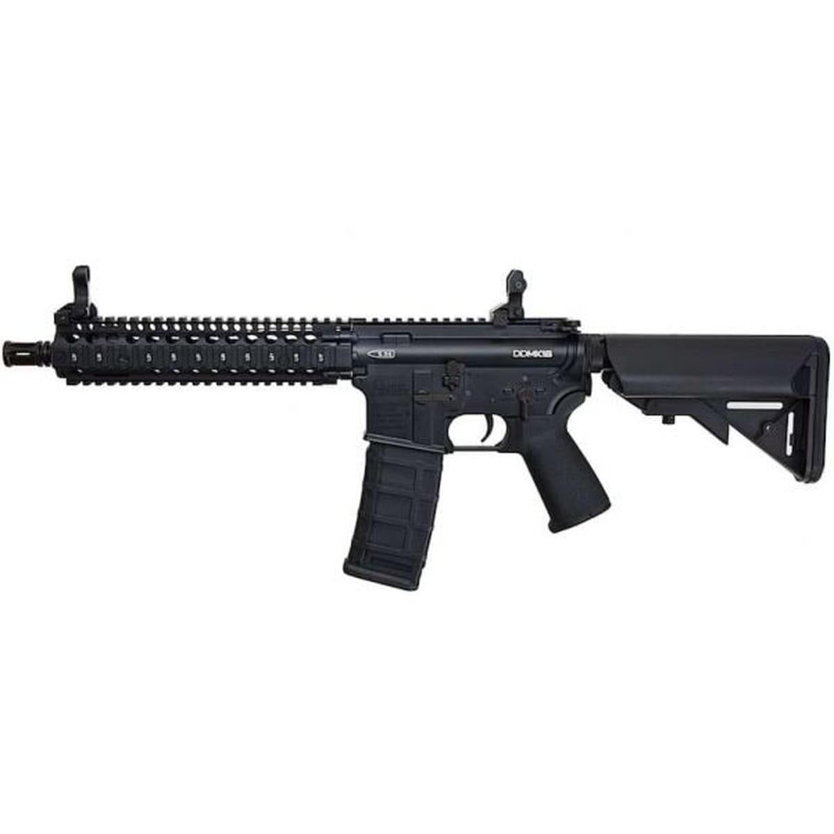 CYMA プラチナ ダニエル ディフェンス MK18 エアソフト AEG ライフル - ブラック (CM105)-AIRSOFT GOGO エアガン・サバゲー用品通販