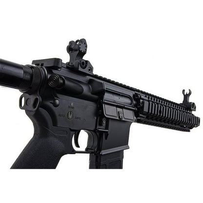 CYMA プラチナ ダニエル ディフェンス MK18 エアソフト AEG ライフル - ブラック (CM105)-AIRSOFT GOGO エアガン・サバゲー用品通販