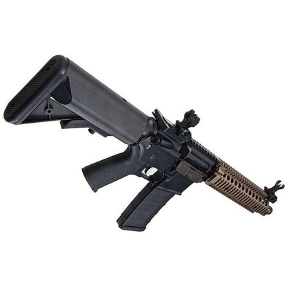 CYMA プラチナ ダニエル ディフェンス MK18 エアソフト M4 AEG ライフル - ブラック / FDE (CM105)- ブラック-AIRSOFT GOGO エアガン・サバゲー用品通販