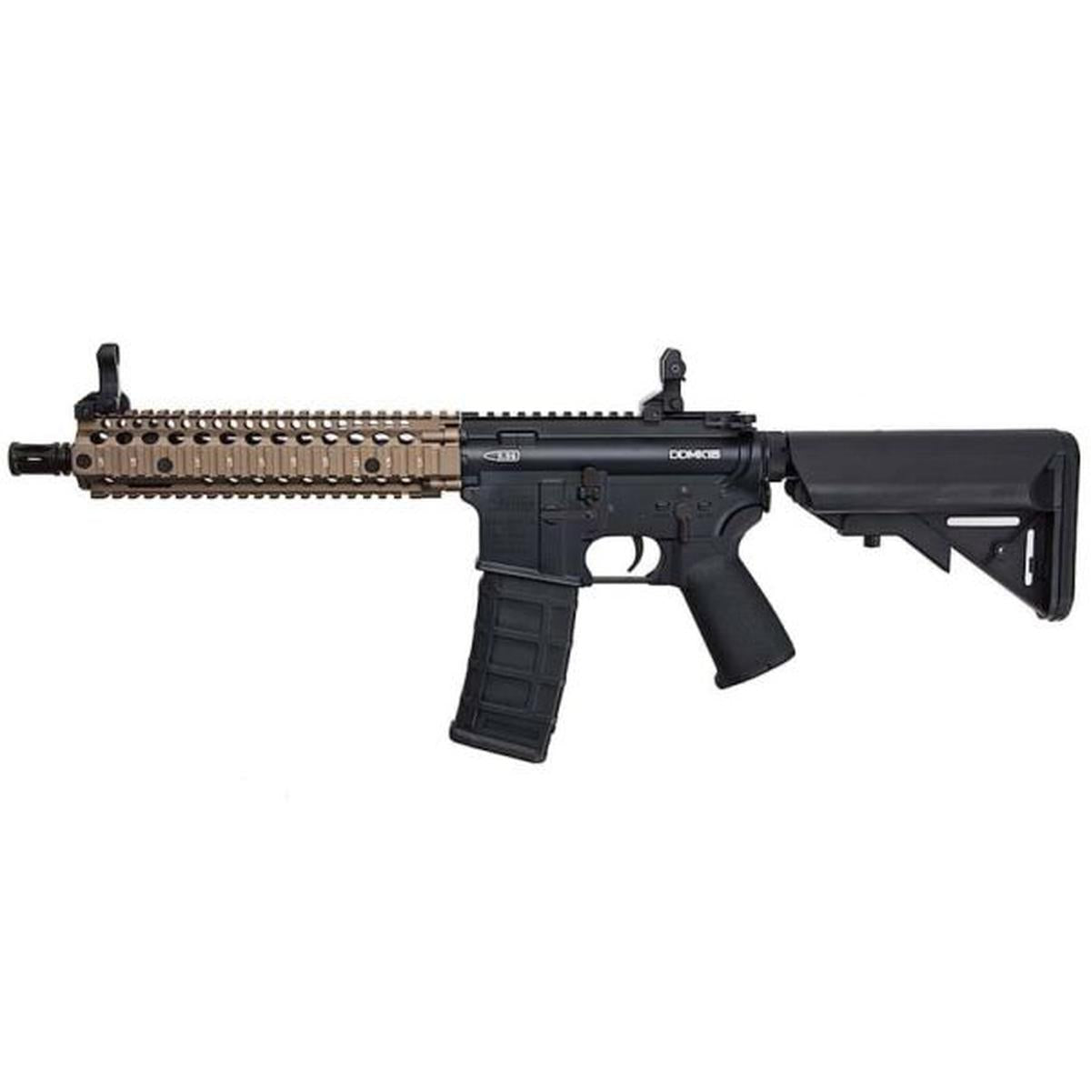 CYMA プラチナ ダニエル ディフェンス MK18 エアソフト M4 AEG ライフル - ブラック / FDE (CM105)- ブラック-AIRSOFT GOGO エアガン・サバゲー用品通販