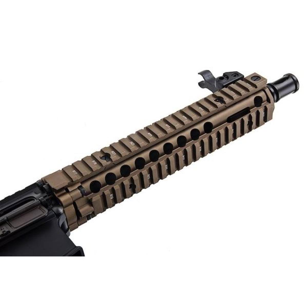 CYMA プラチナ ダニエル ディフェンス MK18 エアソフト M4 AEG ライフル - ブラック / FDE (CM105)- ブラック-AIRSOFT GOGO エアガン・サバゲー用品通販