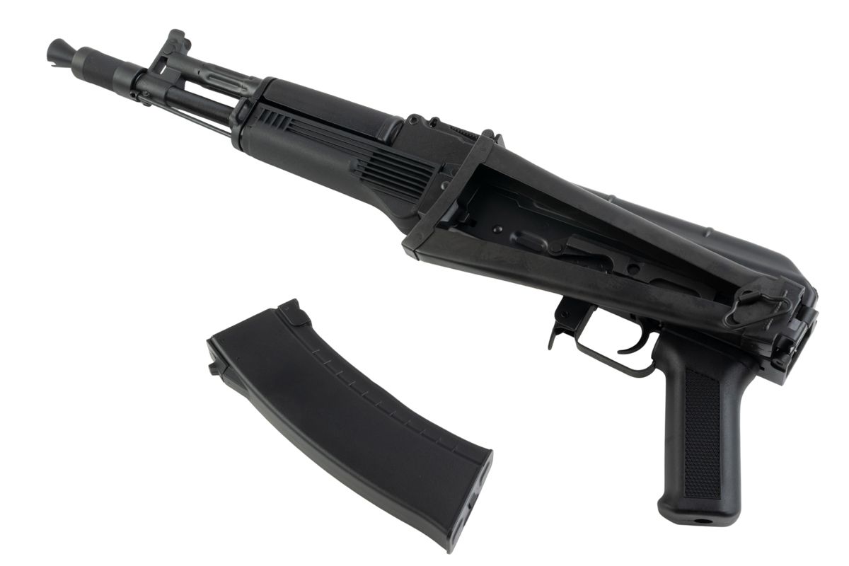 CYMA プラチナ フルスチール AK105 トライアングルフォールディング エアソフト AEG ライフル (CM053B)-AIRSOFT GOGO エアガン・サバゲー用品通販