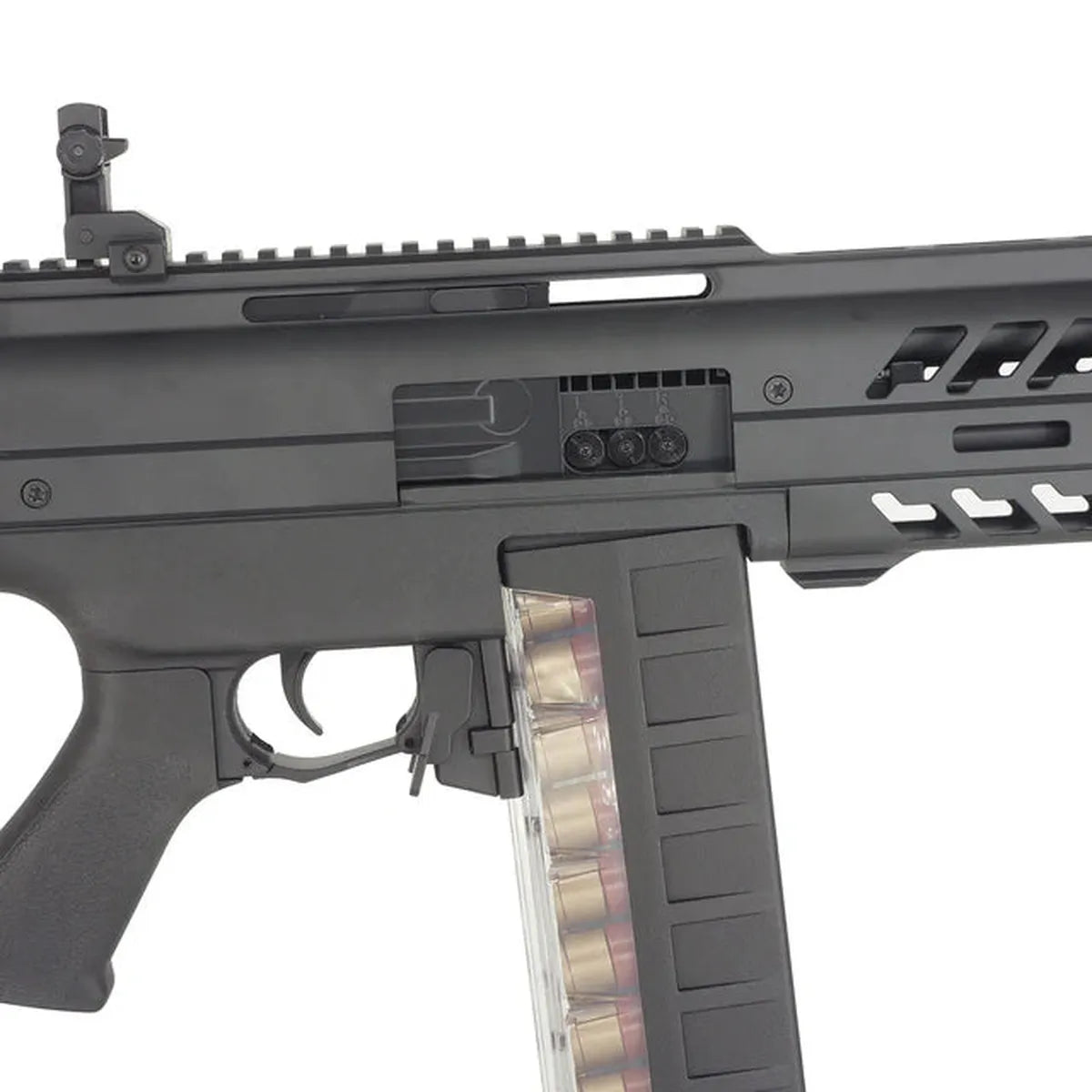 CYMA プラチナ SGR12 エアソフト 電動ショットガン (CYMA-AEG-CM102) - ブラック-AIRSOFT GOGO エアガン・サバゲー用品通販