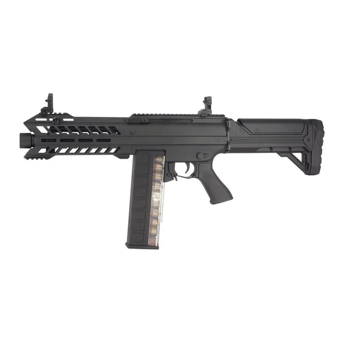 CYMA プラチナ SGR12 エアソフト 電動ショットガン (CYMA-AEG-CM102) - ブラック-AIRSOFT GOGO エアガン・サバゲー用品通販