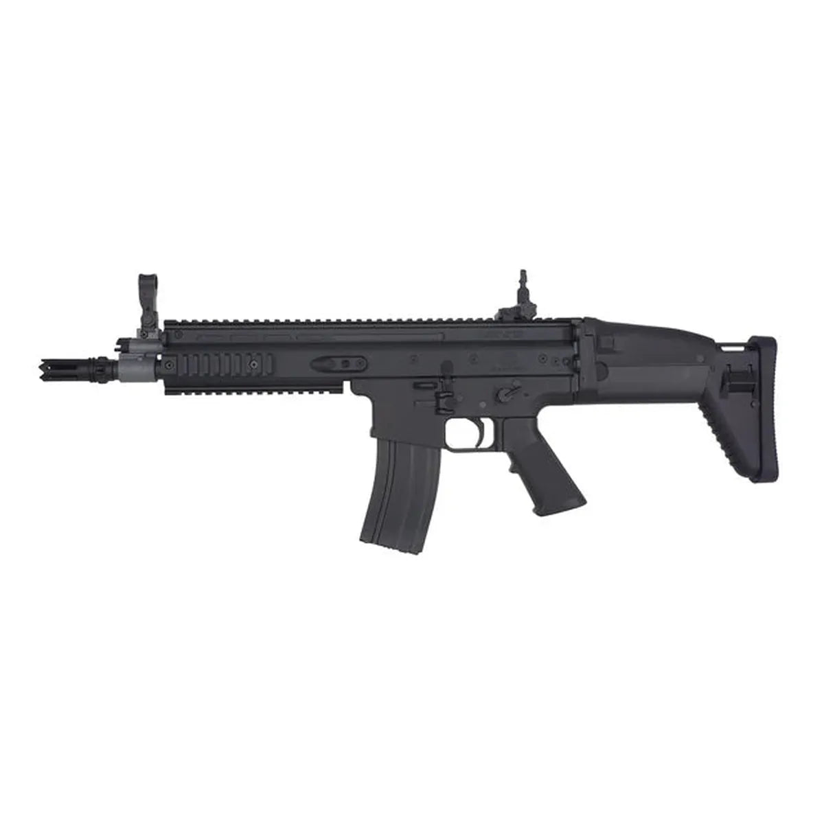 CYMA サイバーガン FN ハースタル SCAR-L AEG エアソフト - ABS バージョン (CM067BK) - ブラック-AIRSOFT GOGO エアガン・サバゲー用品通販