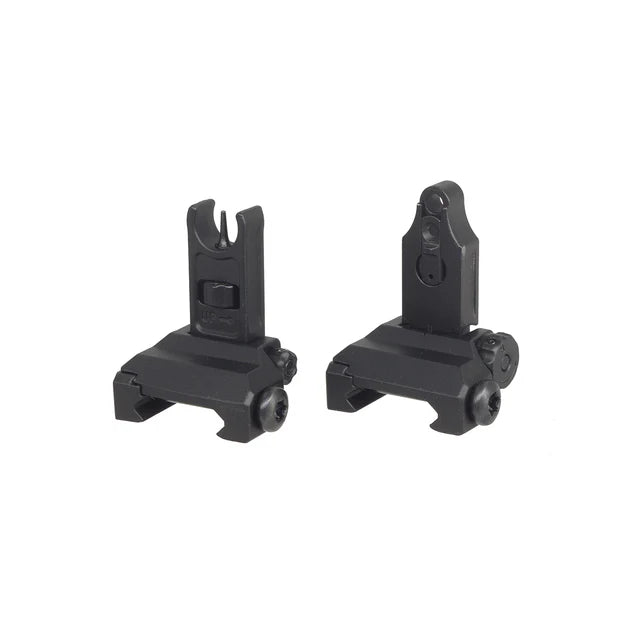CYMA スパイク フリップアップサイトセット 20mmレイル用 (CYMA-M220)-AIRSOFT GOGO エアガン・サバゲー用品通販