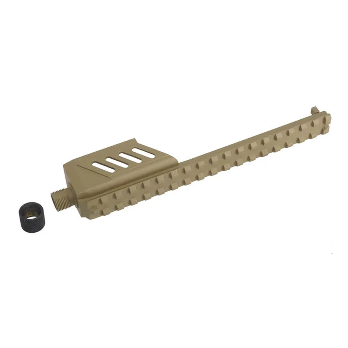 CYMA タクティカルレール マズルアダプター付き G18C AEP ( CYMA-C29A )-ちゃいろ-AIRSOFT GOGO エアガン・サバゲー用品通販