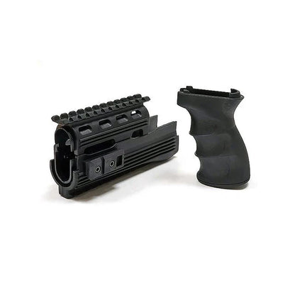 CYMA TDIタイプ AK用 タクティカルハンドガード( CYMA-C49 ) - ブラック-AIRSOFT GOGO エアガン・サバゲー用品通販