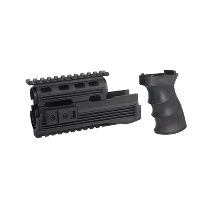 CYMA TDIタイプ AK用 タクティカルハンドガード( CYMA-C49 ) - ブラック-AIRSOFT GOGO エアガン・サバゲー用品通販
