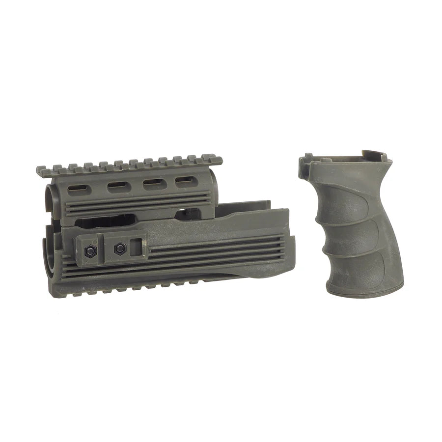 CYMA TDIタイプ AK用 タクティカルハンドガード( CYMA-C49 ) - グレー-AIRSOFT GOGO エアガン・サバゲー用品通販