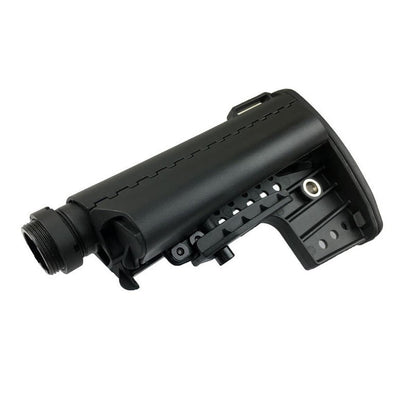 CYMA VLT クラブフット リトラクタブル ストック トック チューブ付き AR / M4 用 (CYMA-M096) - ブラック-AIRSOFT GOGO エアガン・サバゲー用品通販
