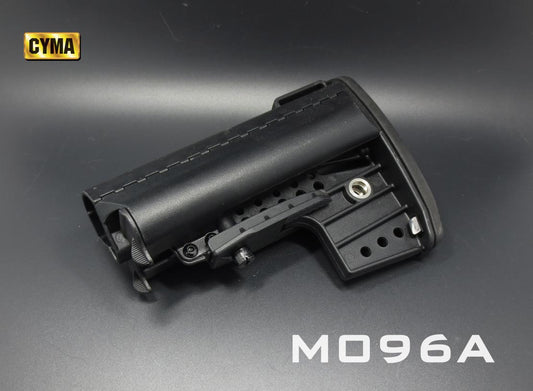 CYMA VLT クラブフット リトラクタブル ストック トック チューブ付き AR / M4 用 (CYMA-M096) - ブラックストックのみ-AIRSOFT GOGO エアガン・サバゲー用品通販