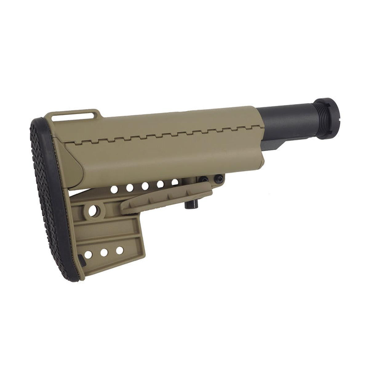 CYMA VLT クラブフット リトラクタブル ストック トック チューブ付き AR / M4 用 (CYMA-M096) - タン-AIRSOFT GOGO エアガン・サバゲー用品通販