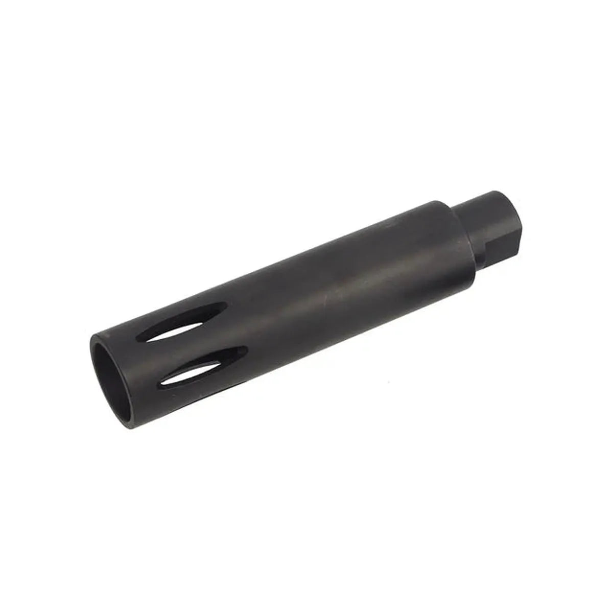 CYMA XM177 スタイル スチール フラッシュ ハイダー 14mm 用 (CYMA-M159)-E1スタイル-AIRSOFT GOGO エアガン・サバゲー用品通販