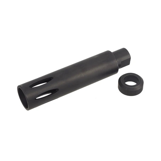 CYMA XM177 スタイル スチール フラッシュ ハイダー 14mm 用 (CYMA-M159)-E2 スタイル-AIRSOFT GOGO エアガン・サバゲー用品通販