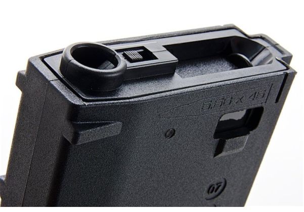 DMAG ( D-DAY ) M4 20 / 180Rds ハイキャップホイール EMM ショート AEG マガジン - ブラック-AIRSOFT GOGO エアガン・サバゲー用品通販