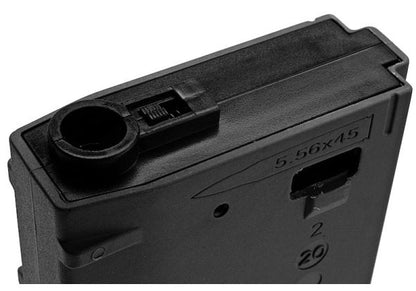 DMAG M4 マガジン (D-DAY) (30/130発、可変容量EMM AEGマガジン) - ブラック-AIRSOFT GOGO エアガン・サバゲー用品通販