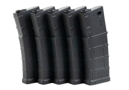 DMAG M4 マガジン (D-DAY) (30/130発、可変容量EMM AEGマガジン) - ブラック (5個/箱セット)-AIRSOFT GOGO エアガン・サバゲー用品通販