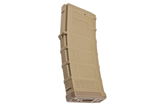 DMAG M4 マガジン (D-DAY) (30/130発 DMAG、可変容量 EMM AEG マガジン) - タン-AIRSOFT GOGO エアガン・サバゲー用品通販