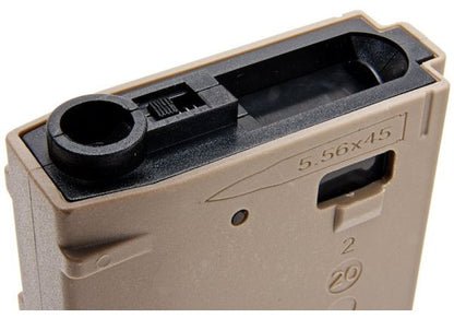 DMAG M4 マガジン (D-DAY) (装弾数340発、ハイキャップホイール EMM AEG マガジン) - タン-AIRSOFT GOGO エアガン・サバゲー用品通販
