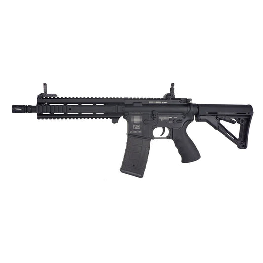 DOUBLE BELL 10.5 インチ L119A2 SAS AEG エアソフトガン (DB-041) - ブラック-AIRSOFT GOGO エアガン・サバゲー用品通販