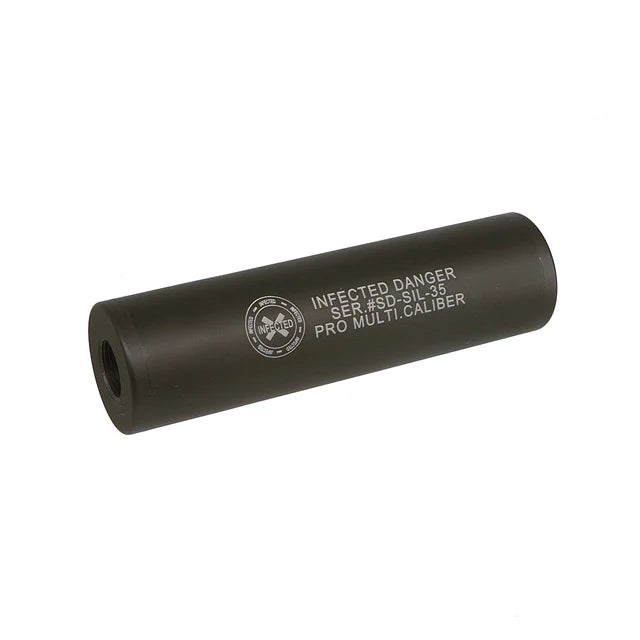 Double Bell 110mm モックピストルサプレッサー 14mm用 ( DB-S-1 )-AIRSOFT GOGO エアガン・サバゲー用品通販