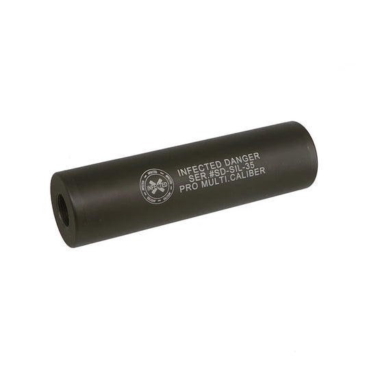 Double Bell 110mm モックピストルサプレッサー 14mm用 ( DB-S-1 )-AIRSOFT GOGO エアガン・サバゲー用品通販