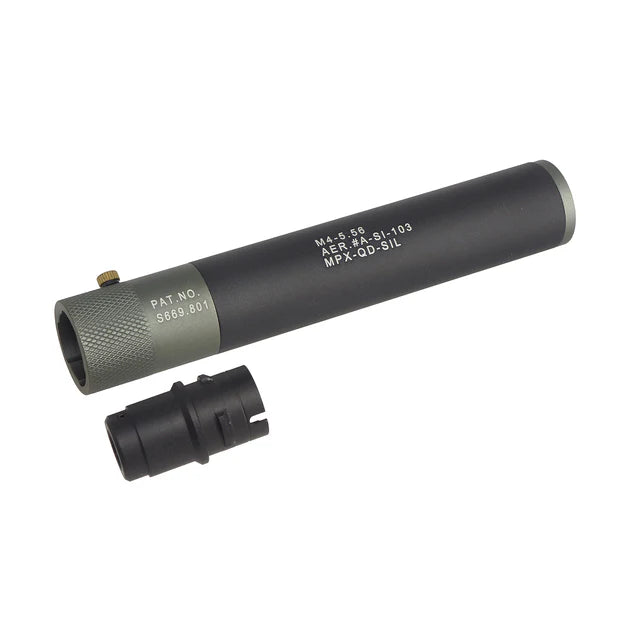 Double Bell 200mm MPX QD モックサプレッサー 14mm-用 ( DB-S-11 )-AIRSOFT GOGO エアガン・サバゲー用品通販