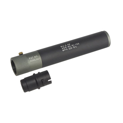 Double Bell 200mm MPX QD モックサプレッサー 14mm-用 ( DB-S-11 )-AIRSOFT GOGO エアガン・サバゲー用品通販
