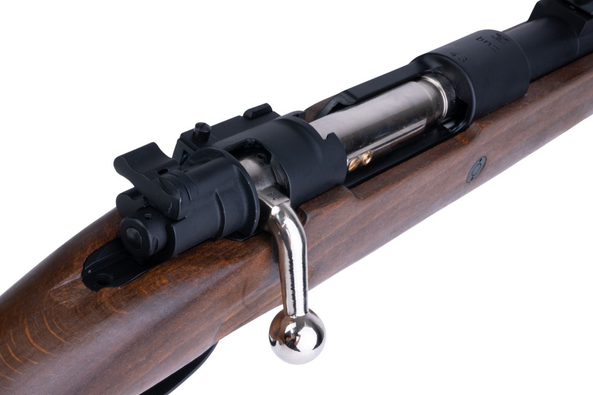 DOUBLE BELL 社製 Kar98K ガス式薬莢排出機能付き木製ライフル (102BA)-AIRSOFT GOGO エアガン・サバゲー用品通販