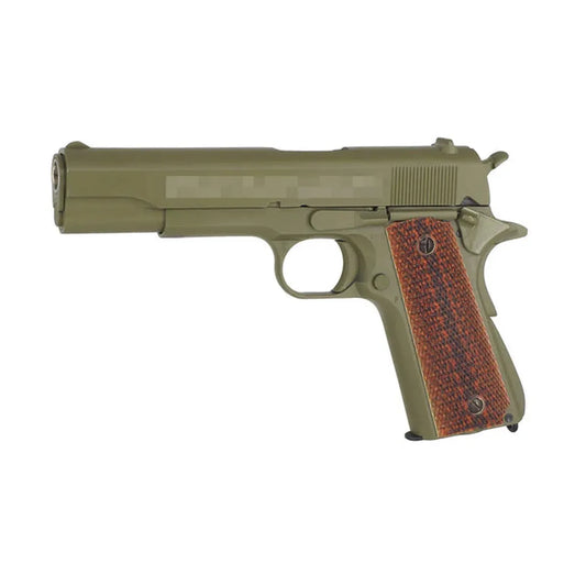 Double Bell M1911 OD グリーン GBB ピストル (DB-M1911-7)-AIRSOFT GOGO エアガン・サバゲー用品通販