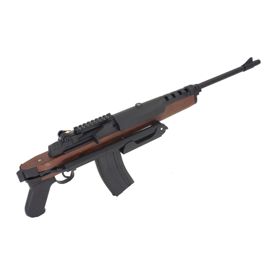 Double Bell Mini-14 A-Team フェイクウッド AEG エアソフト -ブラック ( DB-908-1 )-AIRSOFT GOGO エアガン・サバゲー用品通販