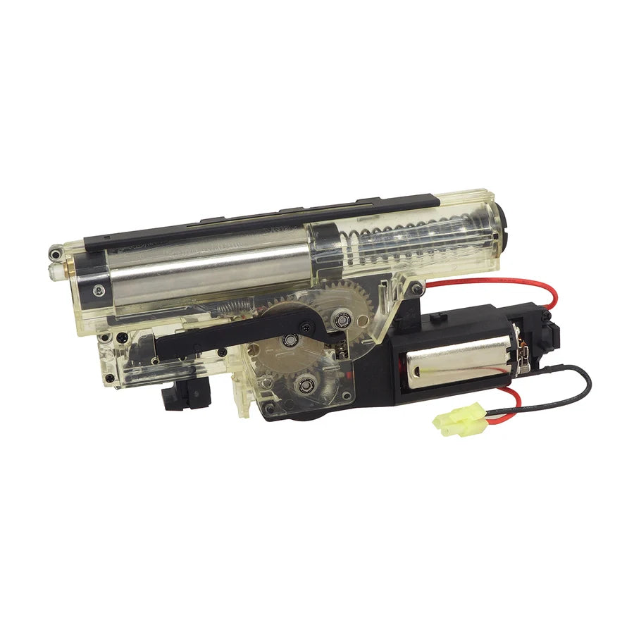 DOUBLE BELL ポリマー製コンプリート(機械の)メカボックス P90 AEG (P-10) 用-AIRSOFT GOGO エアガン・サバゲー用品通販
