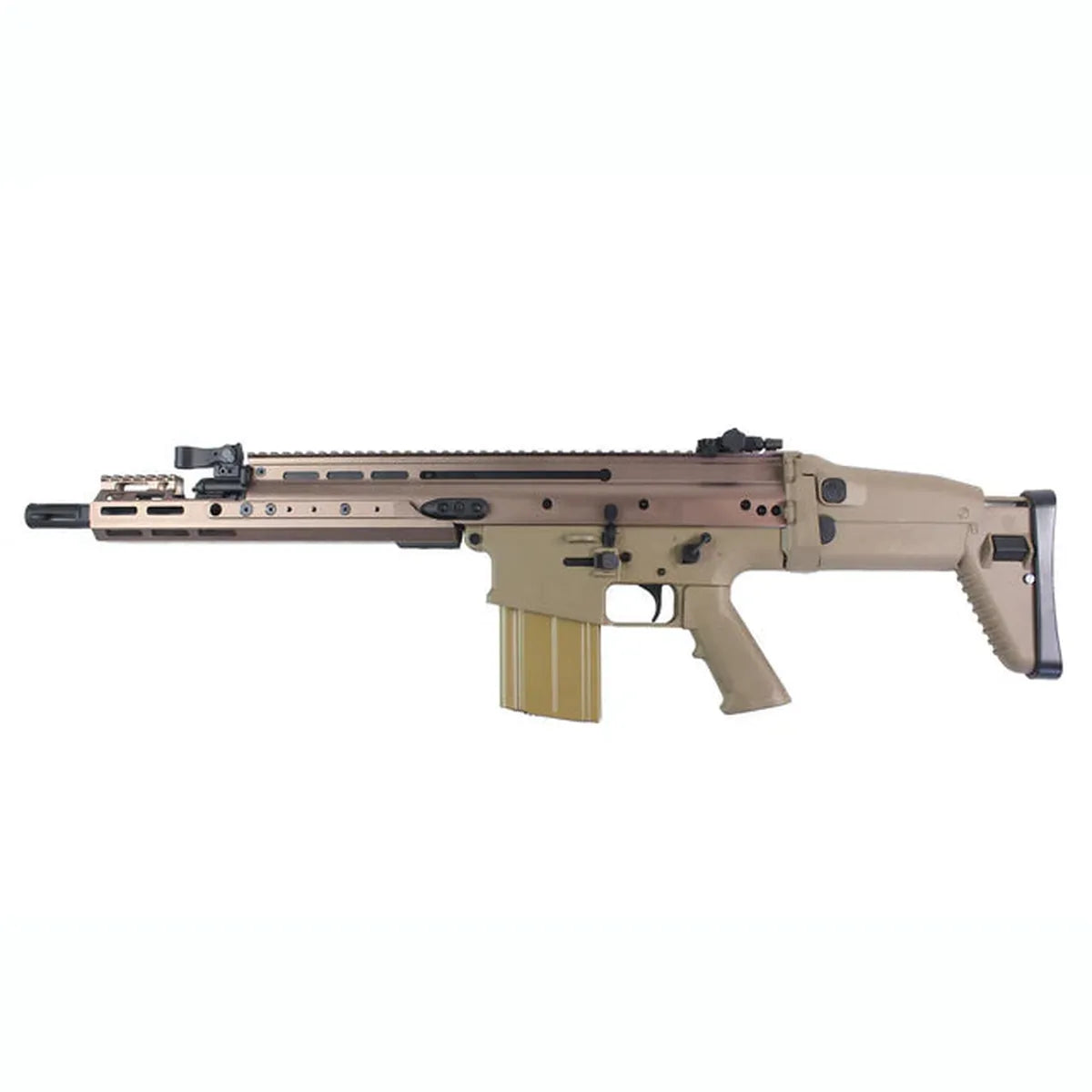 Double Bell SCAR-H M-Lok AEG -ちゃいろ ( DB-804 )-AIRSOFT GOGO エアガン・サバゲー用品通販