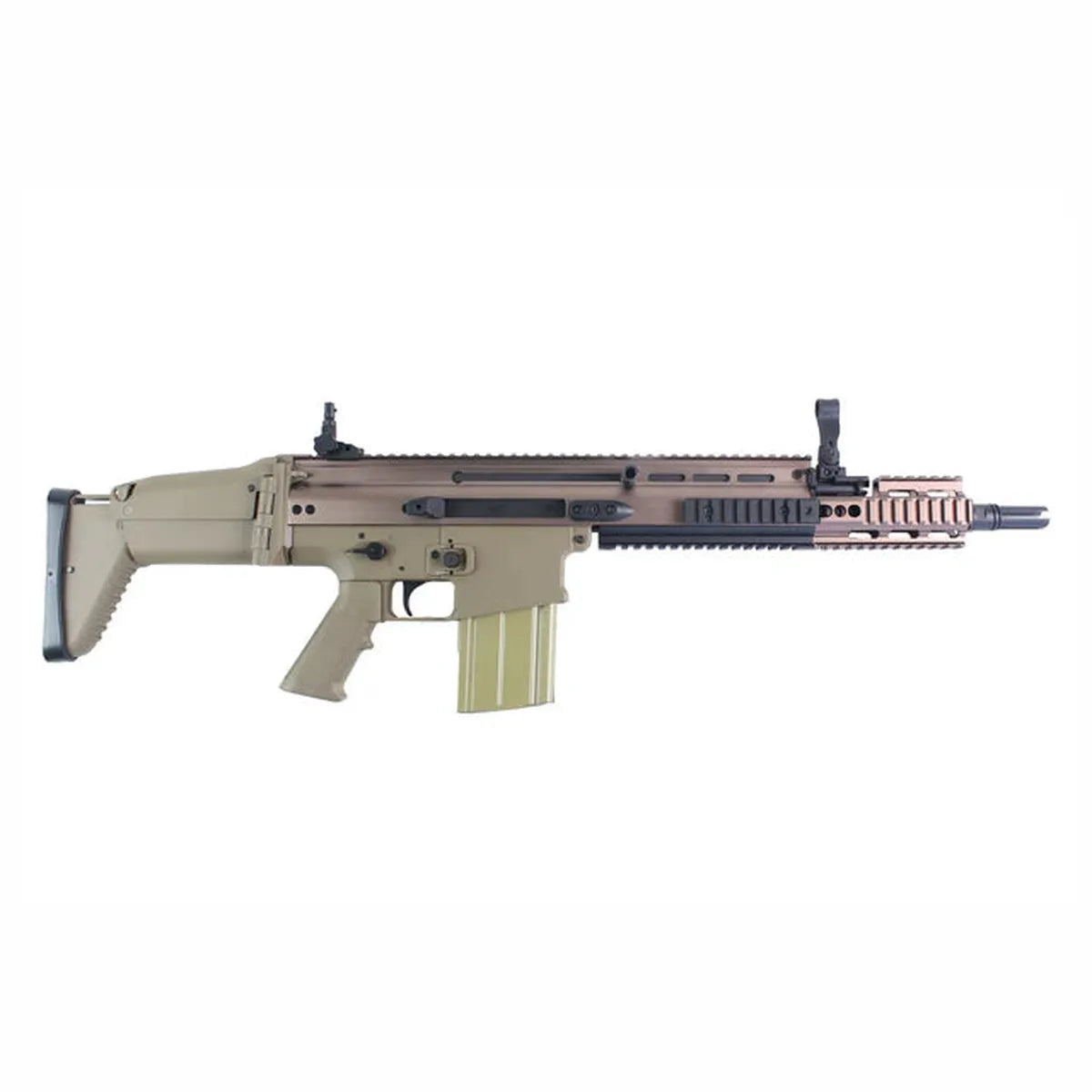 Double Bell SCAR-H RIS AEG -ちゃいろ( DB-830 )-AIRSOFT GOGO エアガン・サバゲー用品通販