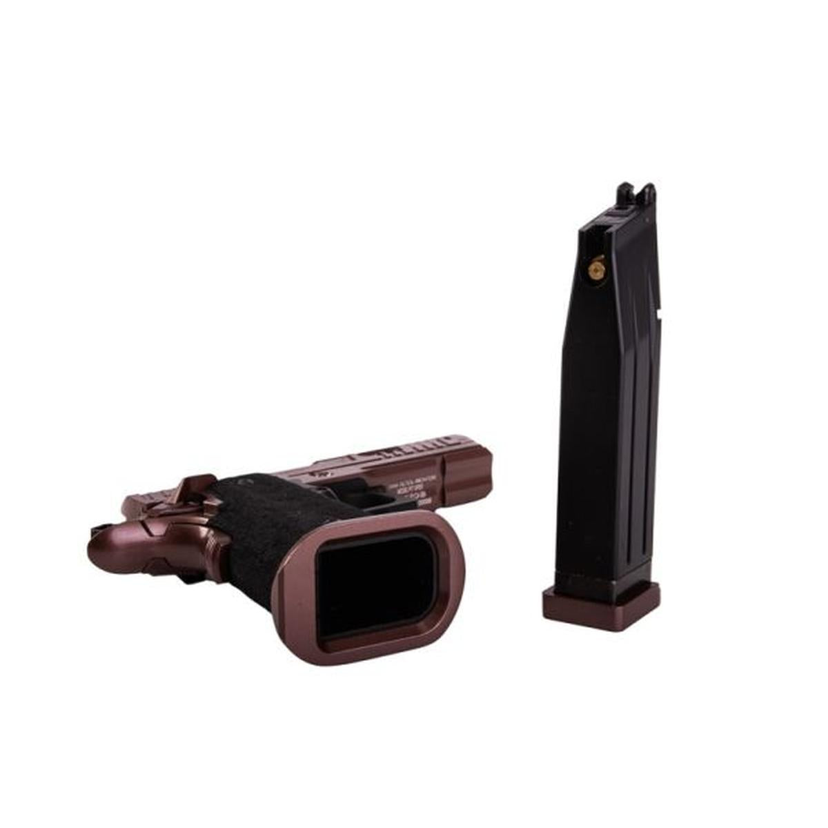 Double Bell TTI JW4 サンドバイパー GBB エアソフトピストル (ハンドスティップリンググリップ、304A)-AIRSOFT GOGO エアガン・サバゲー用品通販