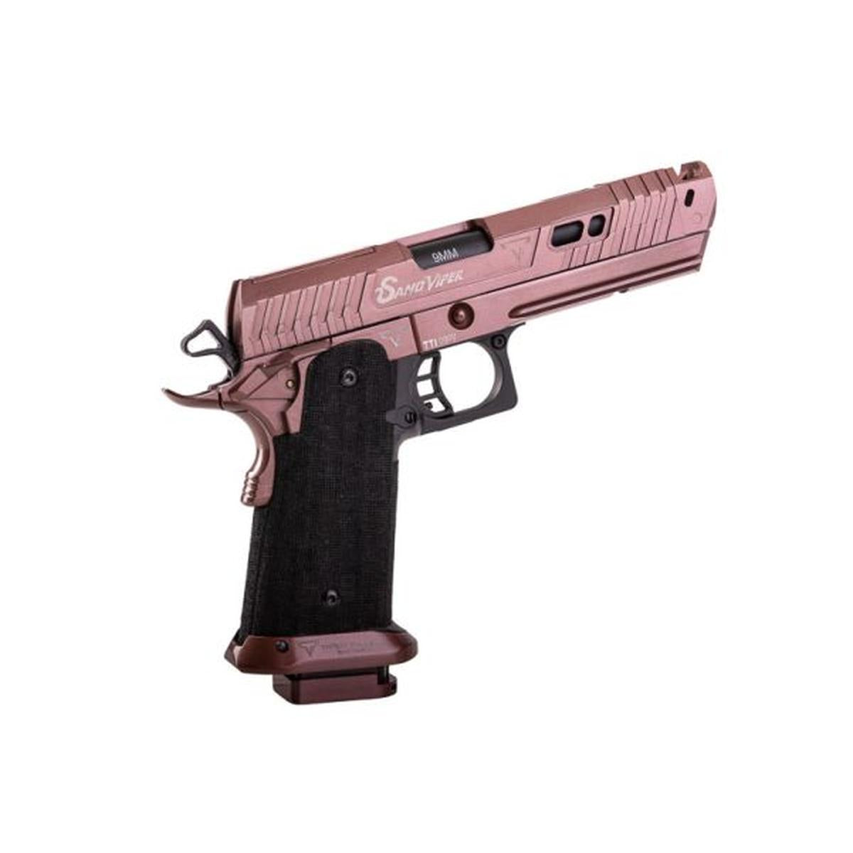 Double Bell TTI JW4 サンドバイパー GBB エアソフトピストル (ハンドスティップリンググリップ、304A)-AIRSOFT GOGO エアガン・サバゲー用品通販