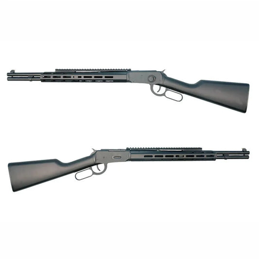 Double Bell ウィンチェスター M1894 タクティカル CO2 レバーアクションライフル - 黒 (103B1)-AIRSOFT GOGO エアガン・サバゲー用品通販