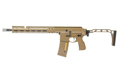 Double Eagle DWS-180 13.9 GBB エアソフトライフル (タン) - 折りたたみ式ストック、Dmag付き-AIRSOFT GOGO エアガン・サバゲー用品通販