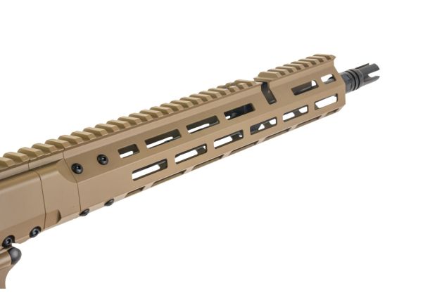 Double Eagle DWS-180 13.9 GBB エアソフトライフル (タン) - 折りたたみ式ストック、Dmag付き-AIRSOFT GOGO エアガン・サバゲー用品通販