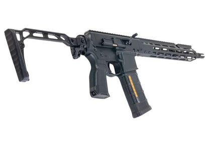 Double Eagle DWS-180 13.9 GBB エアソフトライフル（ブラック） - 折りたたみ式ストック、Dmag付き-AIRSOFT GOGO エアガン・サバゲー用品通販